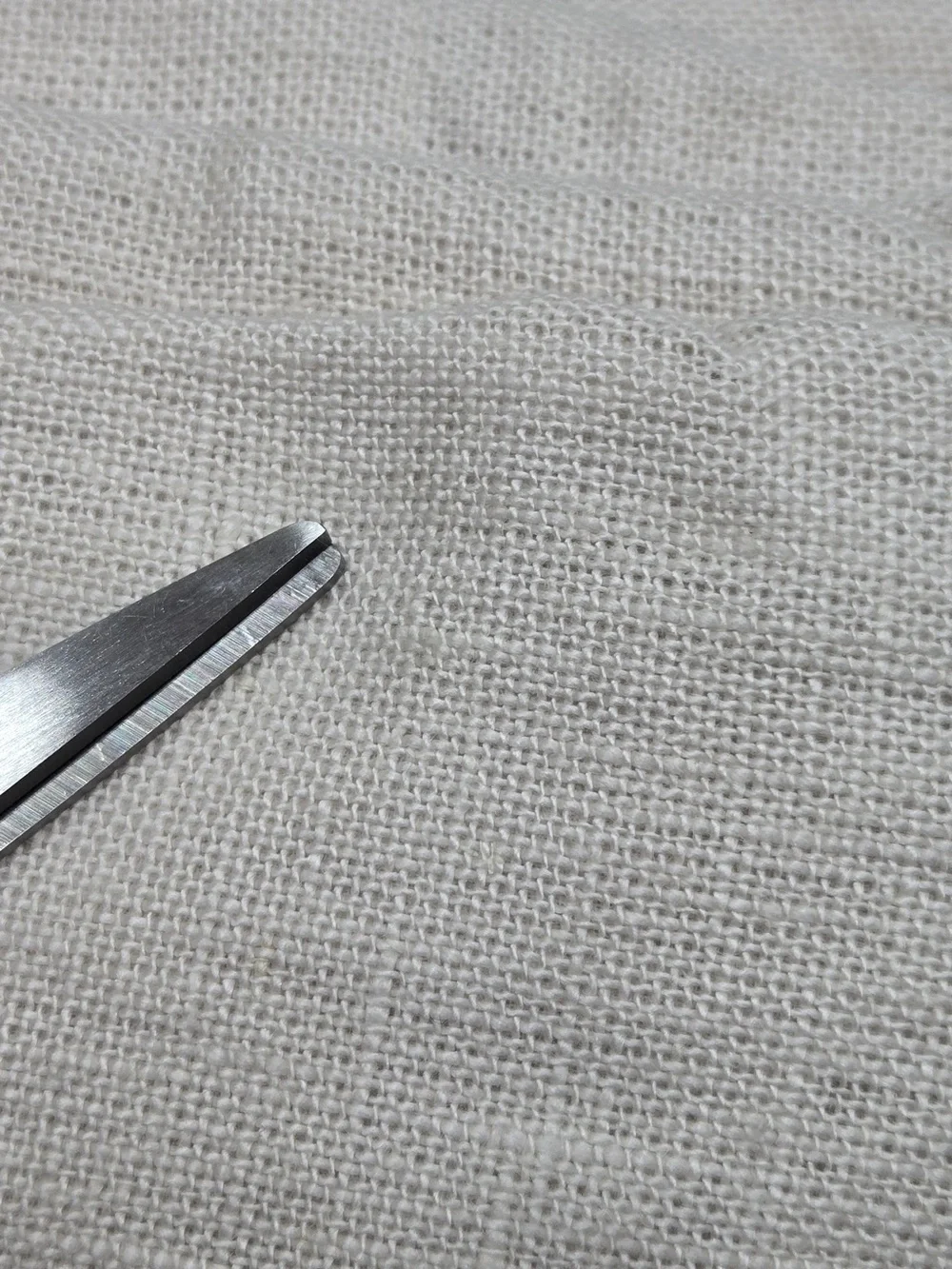 QUINCE Set Of 2 48x96 Heavyweight European Linen Curtains Sand 0175